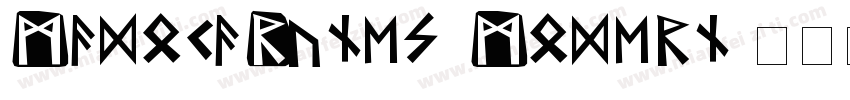 MadokaRunes Modern字体转换